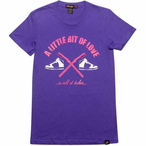 Xj[NeBbv fB[X TVc  p[v y SNEAKTIP WOMENS A LITTLE BIT OF LOVE TEE (PURPLE) / PURPLE z fB[Xt@bV gbvX Jbg\[