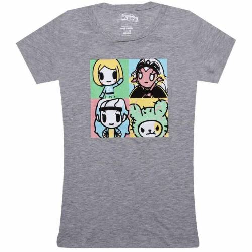 gLhL fB[X TVc DF O[ wU[ y TOKIDOKI X MARVEL WOMENS POP TEE (GREY HEATHER) / GREY HEATHER z fB[Xt@bV gbvX Jbg\[