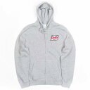 【★Fashion THE SALE★1/14迄】アンディフィーテッド フーディー パーカー 灰色 グレー グレイ ヘザー メンズ 【 UNDEFEATED MEN BILLY PATCH ZIP HOODY (GRAY / HEATHER) GRAY HEATHER 】 メンズファッション トップス