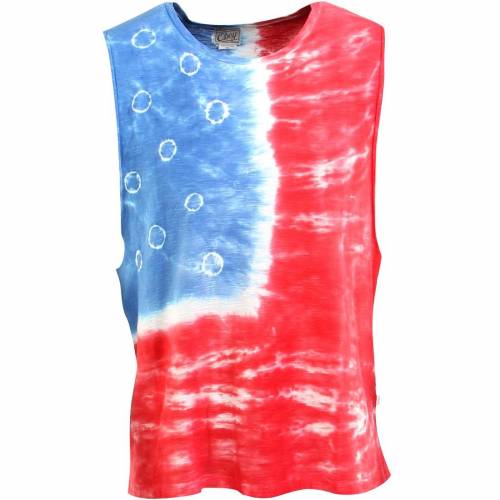 オベイ フリー タンクトップ 白色 ホワイト 赤 レッド 青色 ブルー レディース 【 OBEY WOMEN FREE FALLIN TANK TOP (BLUE / WHITE RED AMERICANA) BLUE WHITE RED AMERICANA 】 レディースファッション トップス