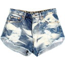 F ubN V[c n[tpc F u[ fB[X y THE LAUNDRY ROOM WOMEN CUTOFFS BLACK FLAG SHORTS (BLUE / MED CLOUD) BLUE MED CLOUD z fB[Xt@bV {gX