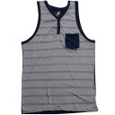 ジャスリブ タンクトップ 紺色 ネイビー メンズ 【 JSLV VENICE TANK TOP (NAVY) / NAVY 】 メンズファッション トップス