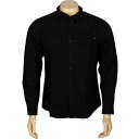 nt X[u F ubN  Y y HUF POTRERO LONG SLEEVE SHIRT (BLACK) / BLACK z Yt@bV gbvX JWAVc