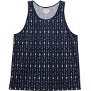 オベイ アロー タンクトップ 藍色 インディゴ メンズ 【 OBEY IKAT ARROW TANK TOP (INDIGO) / INDIGO 】 メンズファッション トップス