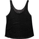 オベイ レディース 銀色 シルバー タンクトップ 黒色 ブラック 【 OBEY WOMENS SILVER LINING TANK TOP (BLACK) / ...