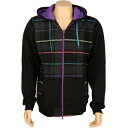 フーディー パーカー 黒色 ブラック ロックスミス メンズ 【 ROCK SMITH PLAID HOODY (BLACK) / BLACK 】 メンズファッション トップス