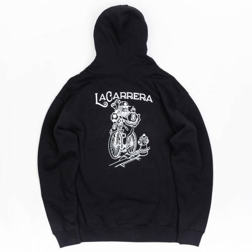 ロサンゼルス フーディー パーカー 黒色 ブラック メンズ 【 LA CARRERA MEN KING RIDES AGAIN HOODY (BLACK) / BLACK 】 メンズファッション トップス