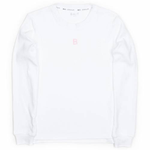 ベイト トレーナー 白色 ホワイト レディース 【 BAIT WOMEN FISHTAIL SWEATER (WHITE) / WHITE 】 レディースファッション トップス スウェット