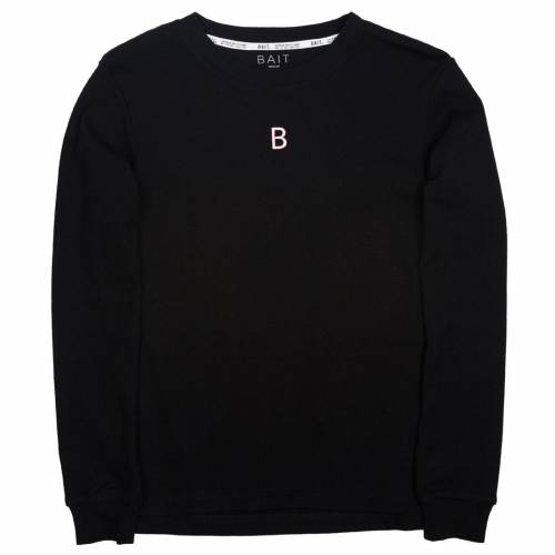 ベイト トレーナー 黒色 ブラック レディース 【 BAIT WOMEN FISHTAIL SWEATER (BLACK) / BLACK 】 レディースファッション トップス スウェット