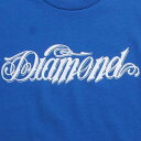 ダイヤモンド サプライ スクリプト Tシャツ ダイアモンドサプライ メンズ 【 DIAMOND SUPPLY CO DIAMOND SUPPLY CO GIANT SCRIPT TEE (ROYAL) / ROYAL 】 メンズファッション トップス カットソー