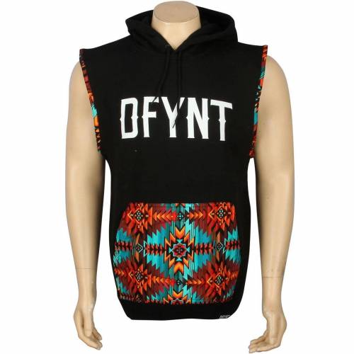 ǥե ٥  ֥å   DEFYANT AZTEC HOOD VEST (BLACK) / BLACK  󥺥եå ᥤ 