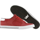 スープラ ヴェイダー ベイダー 赤 レッド スニーカー メンズ 【 RED SUPRA TUF VAIDER LOW 】