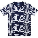 リーボック Tシャツ 紺色 ネイビー ロサンゼルス メンズ 【 REEBOK X ROLLAND BERRY LOS ANGELES ALL OVER TEE (NAVY) / NAVY 】 メンズファッション トップス カットソー