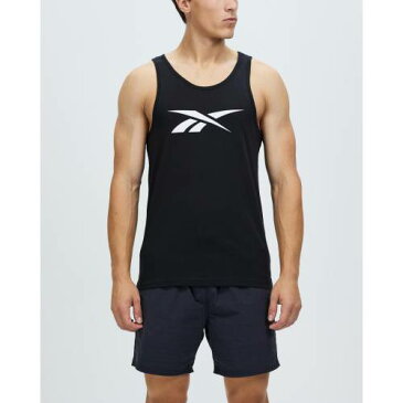 リーボック パフォーマンス グラフィック シリーズ タンクトップ 黒色 ブラック メンズ 【 REEBOK PERFORMANCE GRAPHIC SERIES VECTOR TANK BLACK 】