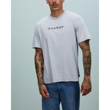 Tシャツ メンズ 【 AFENDS MICRODOSED HEMP RETRO FIT TEE SMOKE 】