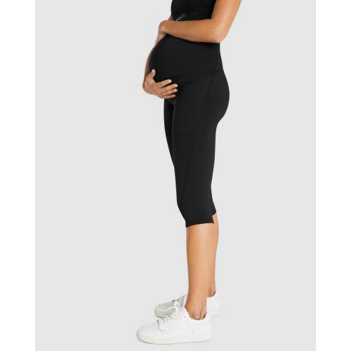 ロックウェア タイツ 黒色 ブラック レディース 【 TIGHTS ROCKWEAR MATERNITY POCKET 34 BLACK 】