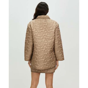 ジャケット レディース 【 UNREAL FUR SEE ME JACKET TAUPE 】