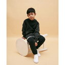 ラグラン フーディー パーカー 黒色 ブラック チャコール ジュニア キッズ 【 URBAN CLASSICS UC BOYS 2TONE FAKE RAGLAN HOODY BLACK CHARCOAL 】