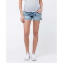 デニム ショーツ ハーフパンツ レディース 【 RIPE MATERNITY DENIM SHORTY SHORTS LIGHT WASH 】