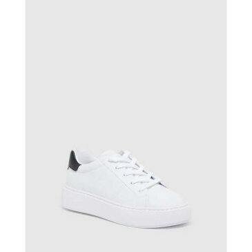 ナインウエスト 白色 ホワイト 黒色 ブラック スニーカー レディース 【 NINE WEST KEENE WHITE BLACK 】