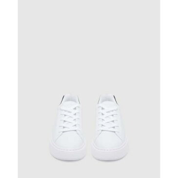 ナインウエスト 白色 ホワイト 黒色 ブラック スニーカー レディース 【 NINE WEST KEENE WHITE BLACK 】