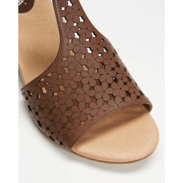ヒール サンダル レディース 【 MIA VITA KEEN BLOCK HEEL SANDALS MUSHROOM 】