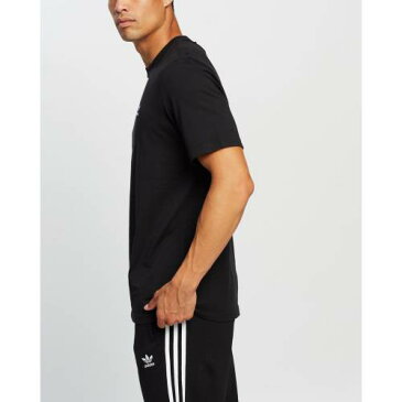 アディダス オリジナルス Tシャツ 黒色 ブラック メンズ 【 ADIDAS ORIGINALS ESSENTIAL TEE BLACK 】
