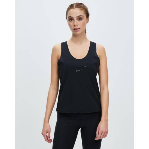 ナイキ ラン タンクトップ 黒色 ブラック & レディース 【 NIKE DRIFIT RUN DIVISION CONVERTIBLE RUNNING TANK BLACK 】