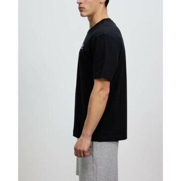 アディダス オリジナルス トレフォイル Tシャツ 黒色 ブラック メンズ 【 ADIDAS ORIGINALS ADICOLOUR CLASSICS BACK AND FRONT TREFOIL BOXY TEE BLACK 】