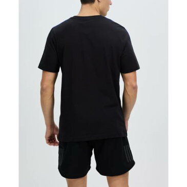アディダス オリジナルス Tシャツ 黒色 ブラック & メンズ 【 ADIDAS ORIGINALS 3STRIPES TEE BLACK SONIC INK 】