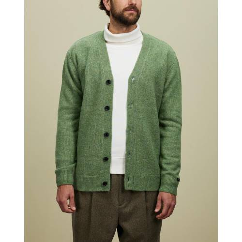 カーディガン メンズ 【 SCOTCH AND SODA RELAXEDFIT CARDIGAN SEA FROST MELANGE 】