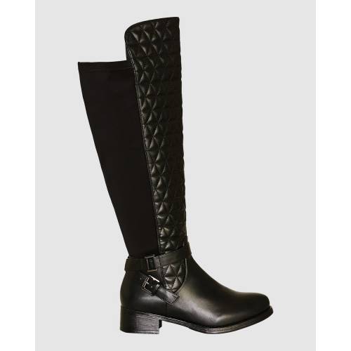 ブーツ 黒色 ブラック レディース 【 CLOUDWALKERS DIANA TALL BOOT BLACK 】