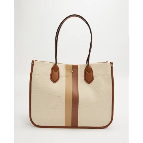 マイケルコース ストライプ バッグ レディース 【 STRIPE MICHAEL KORS HEIDI LARGE CANVAS TOTE BAG LUGGAGE MULTI 】