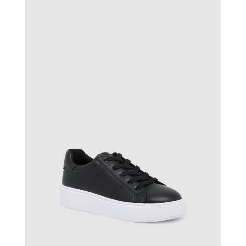ナインウエスト 黒色 ブラック スニーカー レディース 【 NINE WEST KEENE BLACK 】