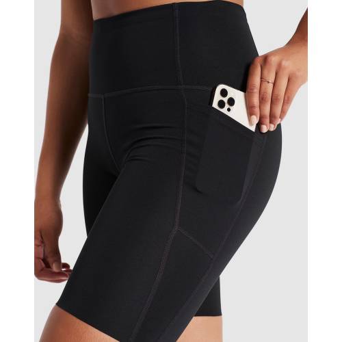 ショーツ ハーフパンツ 黒色 ブラック レディース 【 NIMBLE ACTIVEWEAR MADE TO MOVE BIKE SHORTS BLACK 】