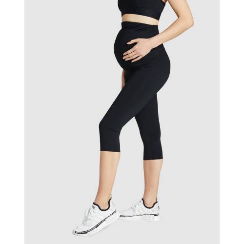 ロックウェア ウルトラ ハイ タイツ 黒色 ブラック レディース 【 ULTRA TIGHTS ROCKWEAR MATERNITY HIGH 34 BLACK 】