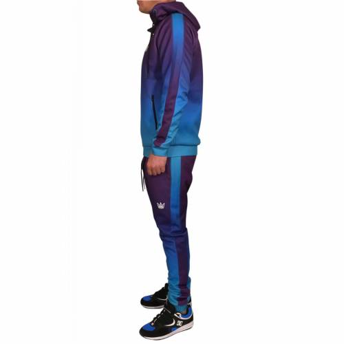 NY STATE OF MIND スケートボード 青色 ブルー 【 STATE NY OF MIND FADED TRACKSUIT BLUE 】 メンズファッション トップス スウェット トレーナー