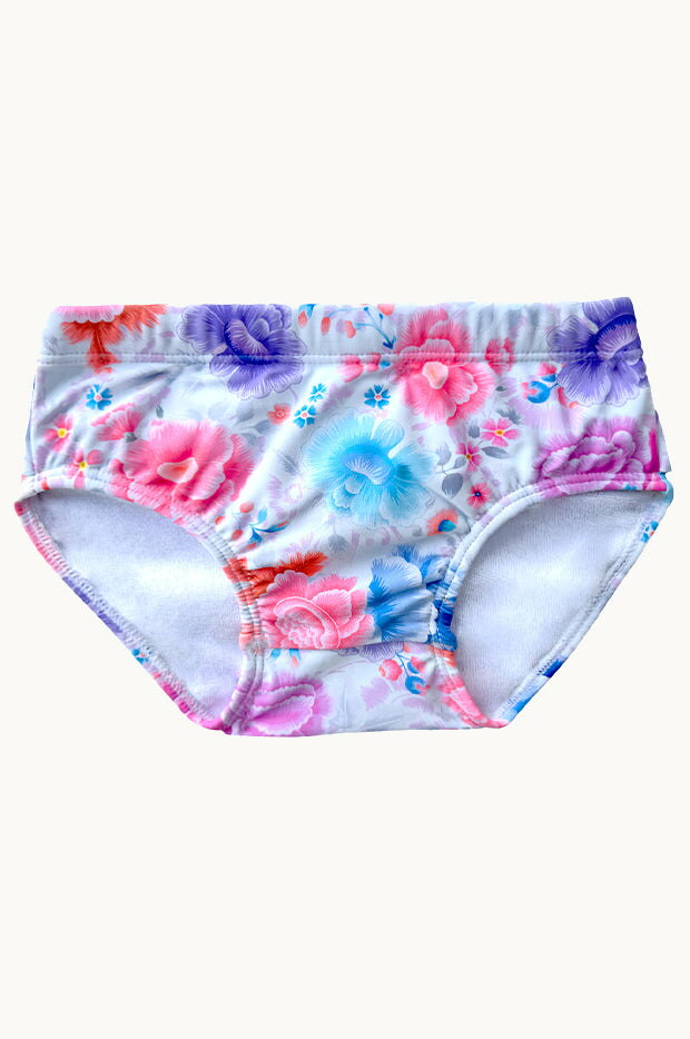 【Salty Ink】Girls Miss Peony Swim Nappy
