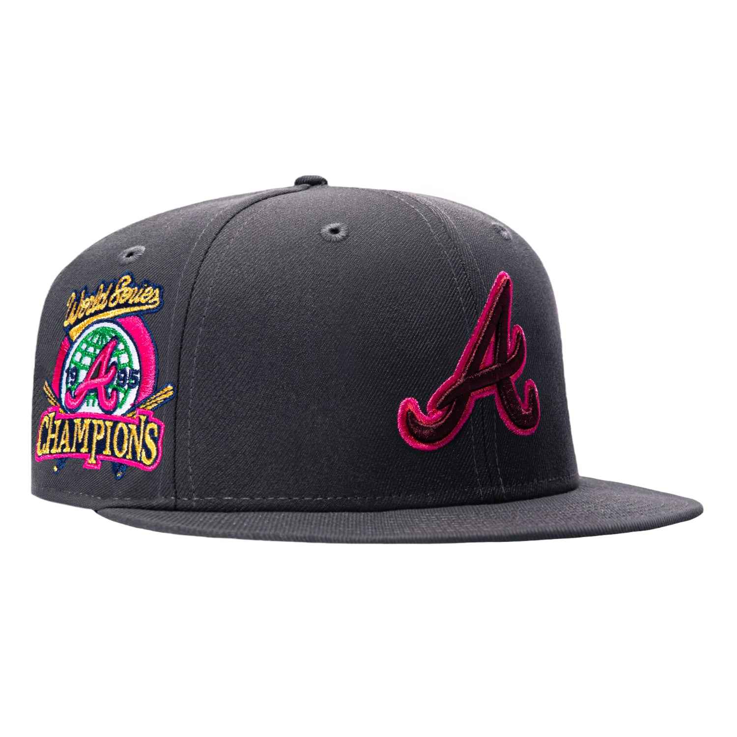 ブランド名New Era性別Unisex(ユニセックス)商品名New Era 59Fifty After Glow Atlanta Braves 1995 World Series Champions Patch Hat - GraphiteカラーGraphite