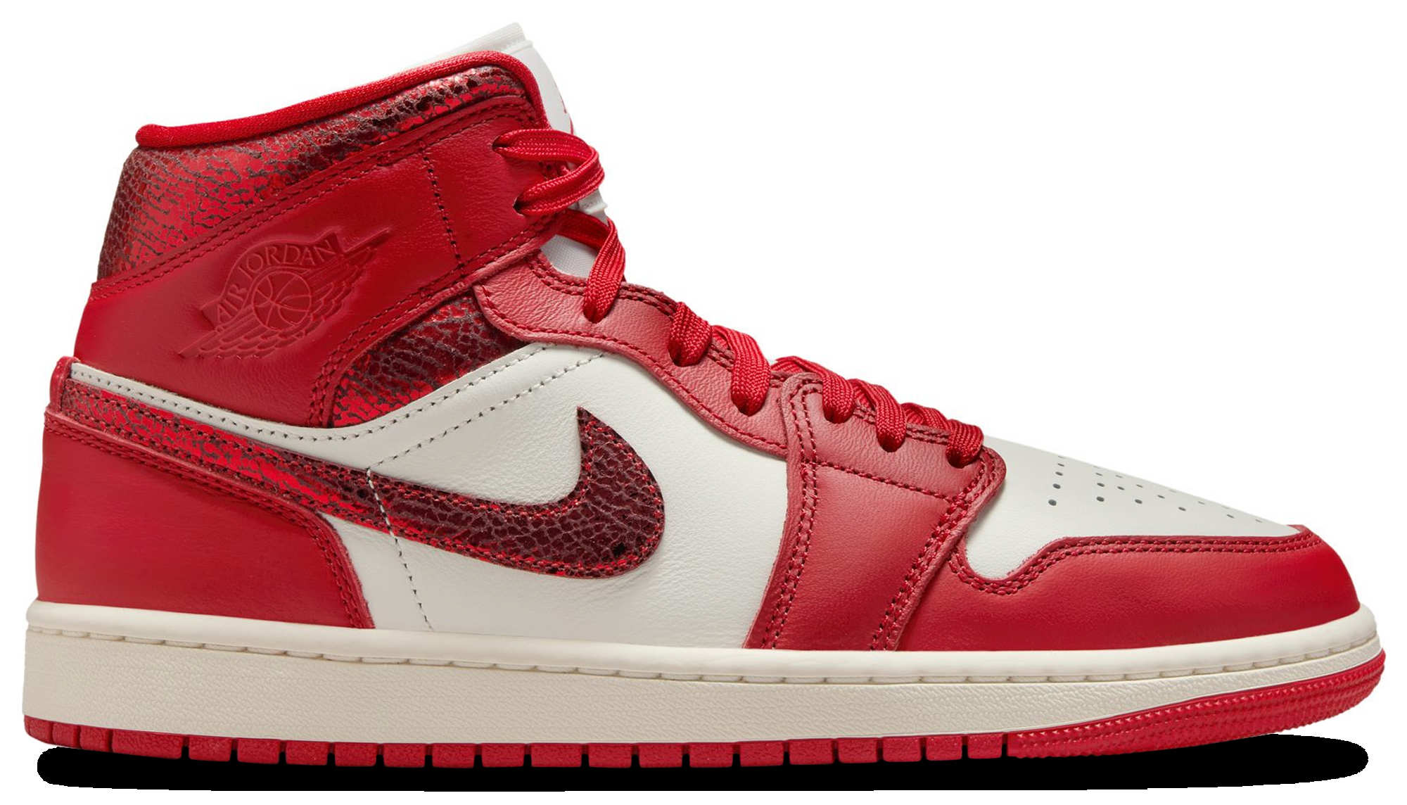 ナイキ ジョーダン Jordan 【 AJ 1 Mid SE - Women's 】 ミッド レディース Sail/Varsity Red 赤色 レッド