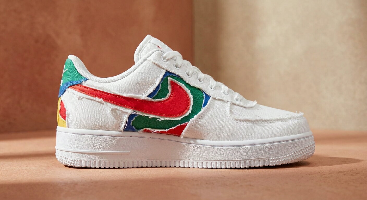 Rakuten - ナイキ エアフォース1 レディース スニーカー 白 赤 剥がせる NIKE AIR FORCE 1 LX TEAR AWAY