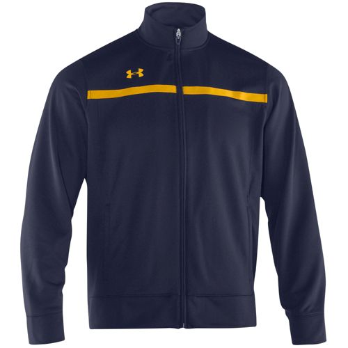 【ポイント3倍☆9/12 10時～9/16 9:59マデ】【送料無料】UNDER ARMOUR[アンダーアーマー] TEAM CAMP[アンプ]US WARM[ウォーム]-UP JACKET[ジャケット][メンズ] NAVY[紺・ネイビー] STEEL[スティール]TOWN GOLD【海外取寄せ】(eb38913411)【P12Sep14】