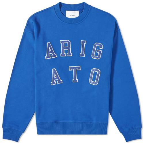 アクセルアリガト レジェンド クルー スウェット 青色 ブルー スウェットトレーナー メンズ 【 AXEL ARIGATO AXEL ARIGATO LEGEND CREW SWEAT / BRAND BLUE 】 メンズファッション トップス ニット セーター