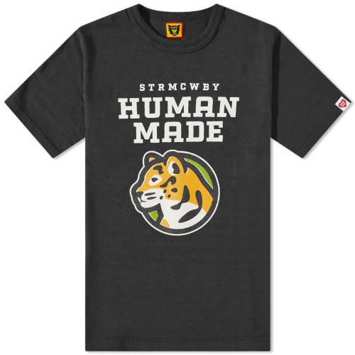 ヒューマンメイド Tシャツ 黒色 ブラック メンズ 【 HUMAN MADE HUMAN MADE TIGER T-SHIRT / BLACK 】 メンズファッション トップス カットソー