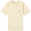 アベイシングエイプ Tシャツ ベージュ メンズ 【 A BATHING APE A BATHING APE BAPE BEE ONE POINT T-SHIRT / BEIGE 】 メンズファッション トップス カットソー