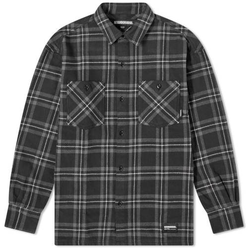 yX[p[SALE6/11[2zlCo[tbh F ubN Y y NEIGHBORHOOD TARTAN CHECK SHIRT / BLACK z Yt@bV gbvX