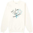 ドロールドムッシュ ロゴ クルー スウェット クリーム DRôLE スウェットトレーナー メンズ 【 DROLE DE MONSIEUR DE MONSIEUR SKETCH LOGO CREW SWEAT / CREAM 】 メンズファッション トップス ニット セーター