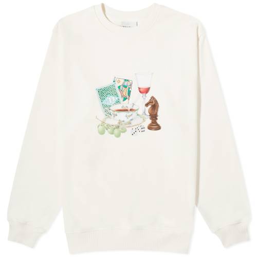 楽天スニケスドロールドムッシュ クルー スウェット クリーム DRôLE スウェットトレーナー メンズ 【 DROLE DE MONSIEUR DE MONSIEUR AFTRENOON CREW SWEAT / CREAM 】 メンズファッション トップス ニット セーター