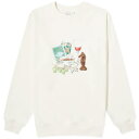 ドロールドムッシュ クルー スウェット クリーム DRôLE スウェットトレーナー メンズ 【 DROLE DE MONSIEUR DE MONSIEUR AFTRENOON CREW SWEAT / CREAM 】 メンズファッション トップス ニット セーター