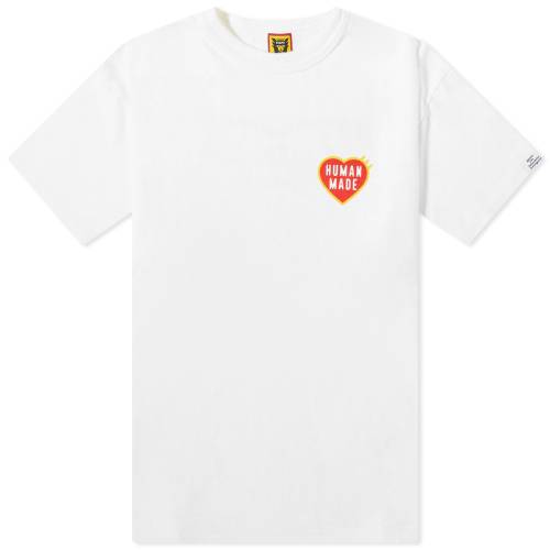 ヒューマンメイド Tシャツ 白色 ホワイト メンズ 【 HUMAN MADE HUMAN MADE HEART T-SHIRT / WHITE 】 メンズファッション トップス カットソー